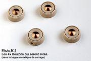 Lot de 4 boutons pour poste tsf